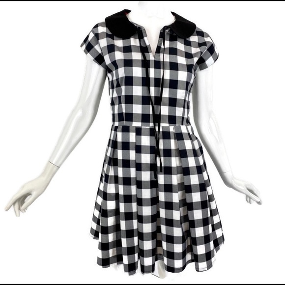 Kling Dresses & Skirts - Kling Black and White Checked Dress Size 3